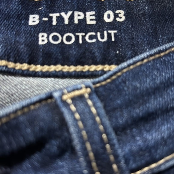 Big Star B-type 03 boot cut blue jeans,5 pocket inseam 33 - Picture 10 of 13